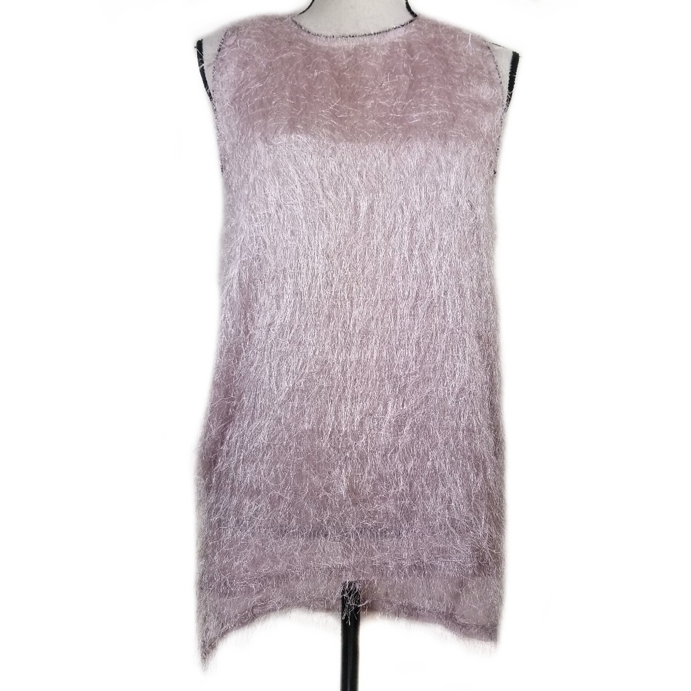 Zara Pink Feather Look Top